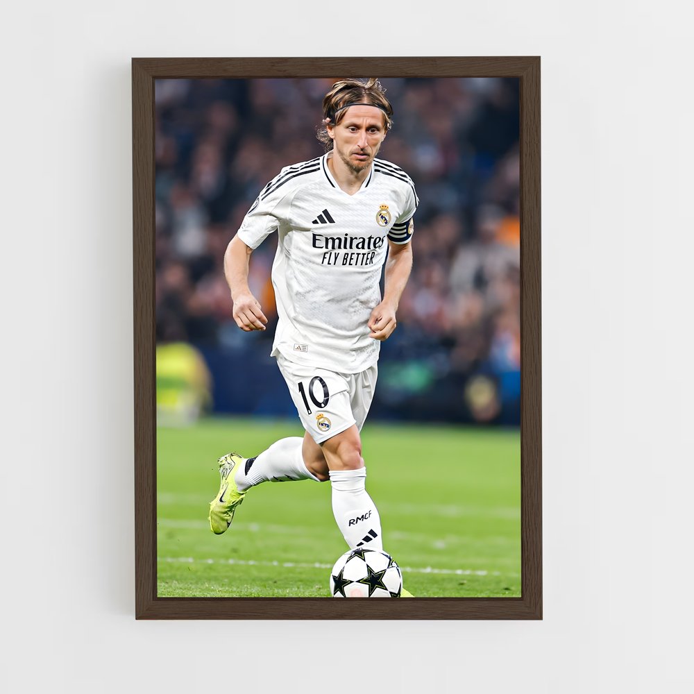 Poster Luka modric jaunes (vue 5)